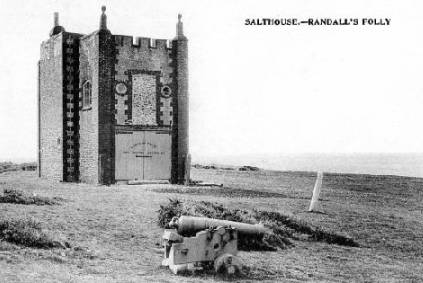 Randall's Folly after the BOard of Trade had made it into a Rocket Brigade House