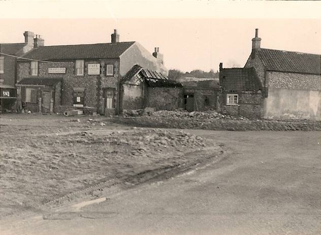 Interesting view of damage after the 1953 flood